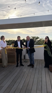 Inauguration sur le rooftop de la résidence